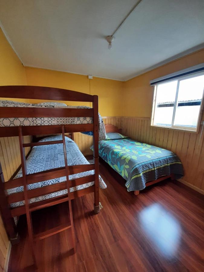Cabana Cavernas Austral Puerto Sanchez Villa ภายนอก รูปภาพ