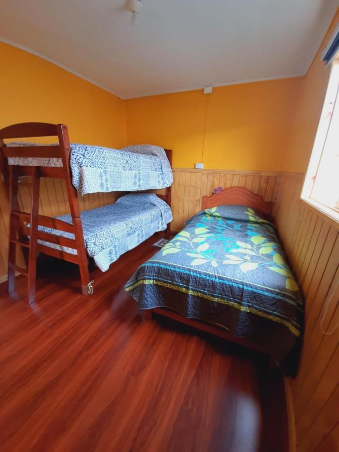 Cabana Cavernas Austral Puerto Sanchez Villa ภายนอก รูปภาพ