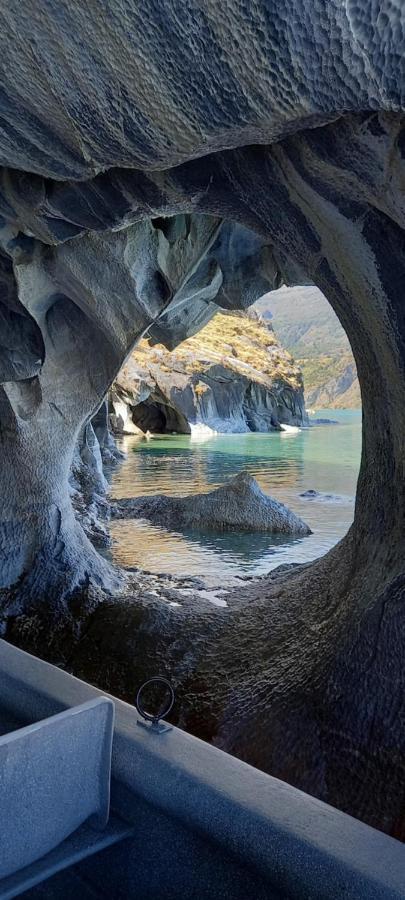 Cabana Cavernas Austral Puerto Sanchez Villa ภายนอก รูปภาพ
