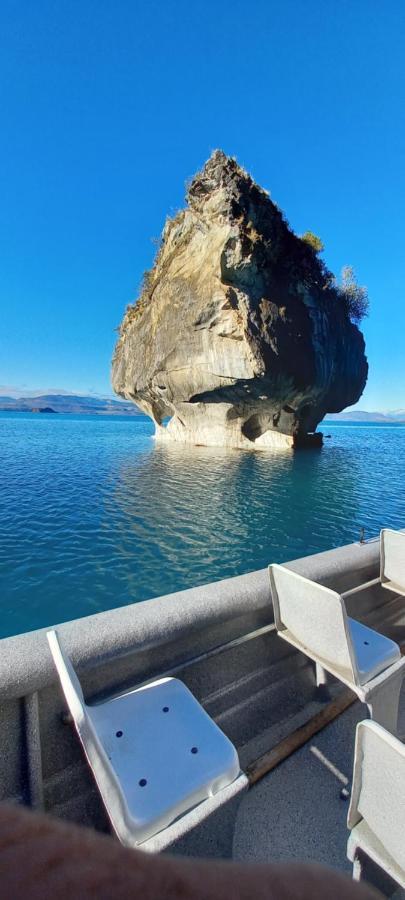 Cabana Cavernas Austral Puerto Sanchez Villa ภายนอก รูปภาพ